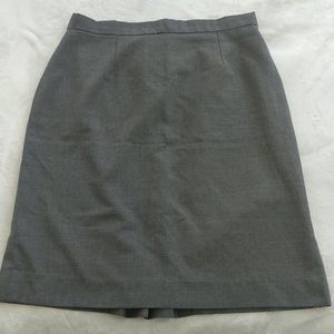 Women's gray pencil skirt